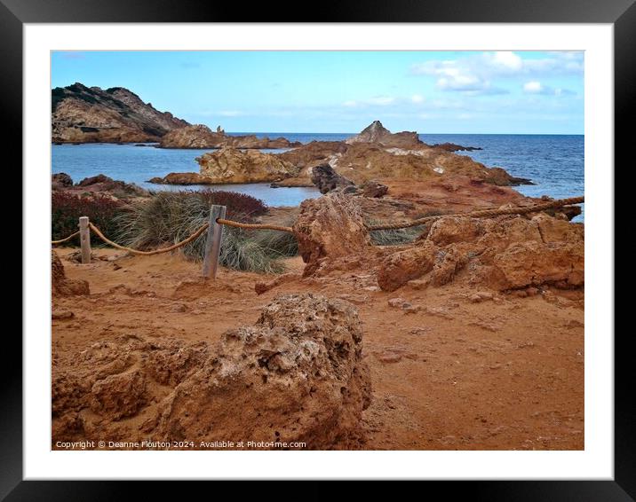 Path to Pregonda Menorca Framed Mounted Print by Deanne Flouton