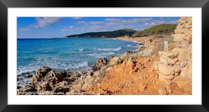 Turning Point at San Adeodato Menorca Framed Mounted Print by Deanne Flouton