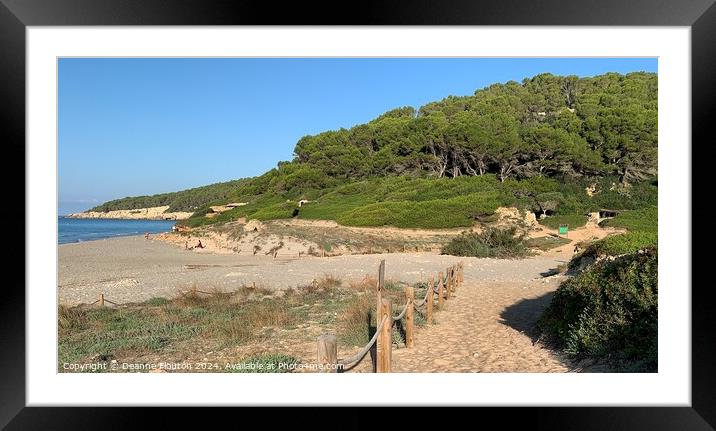 A Binigaus Morning Menorca Framed Mounted Print by Deanne Flouton