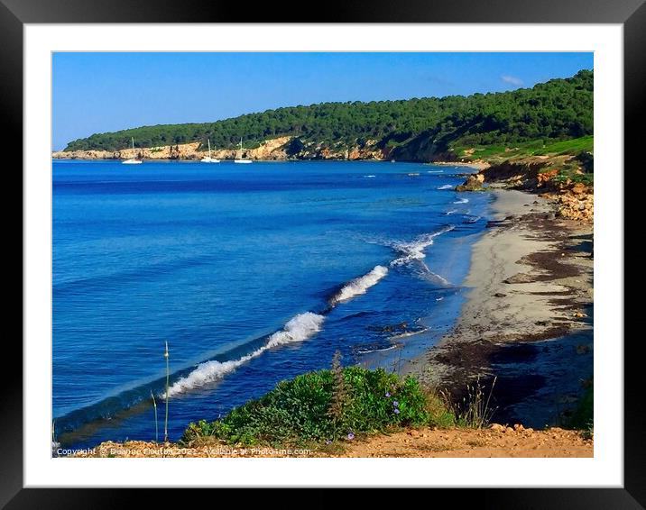 Serene Morning at Binigaus Menorca Framed Mounted Print by Deanne Flouton