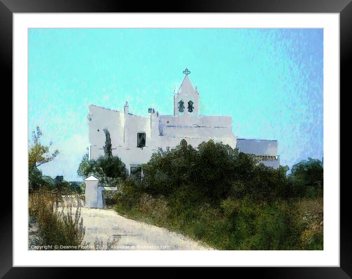 Hermitage Sant Joan de Missa Ciutadella Menorca Framed Mounted Print by Deanne Flouton