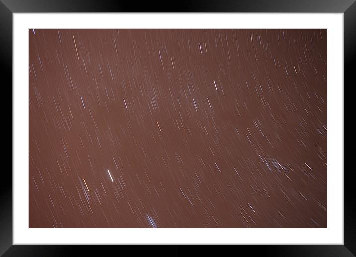 Star Trails Framed Mounted Print by Chris Smith