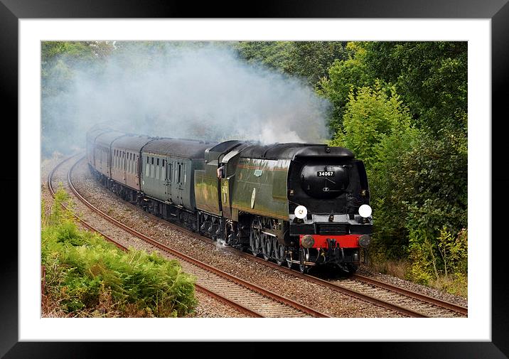  34067 Tangmere Framed Mounted Print by Ashley Jackson