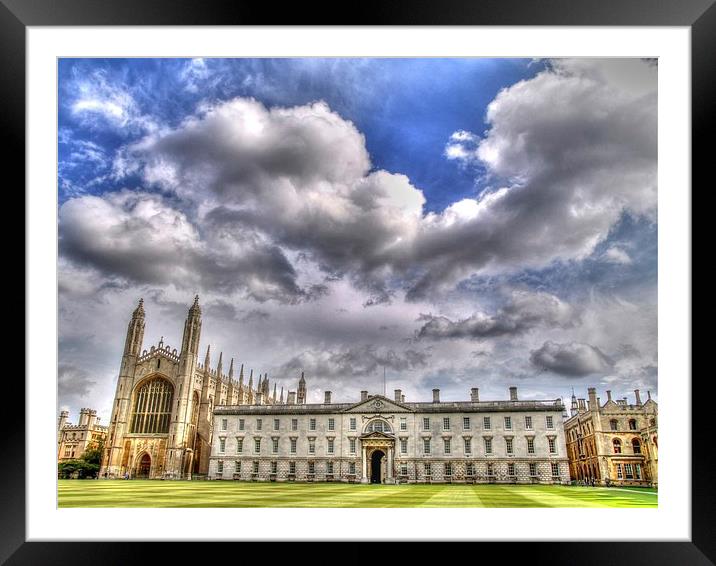 Kings College Cambridge Framed Mounted Print by Andy Huntley
