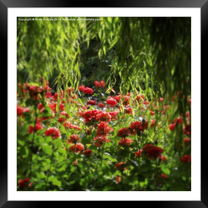 Monet for Nothing Framed Mounted Print by Andy Huntley
