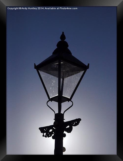 Lamp Light Framed Print by Andy Huntley