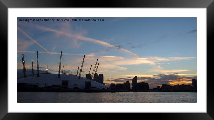 Dome at Dusk Framed Mounted Print by Andy Huntley