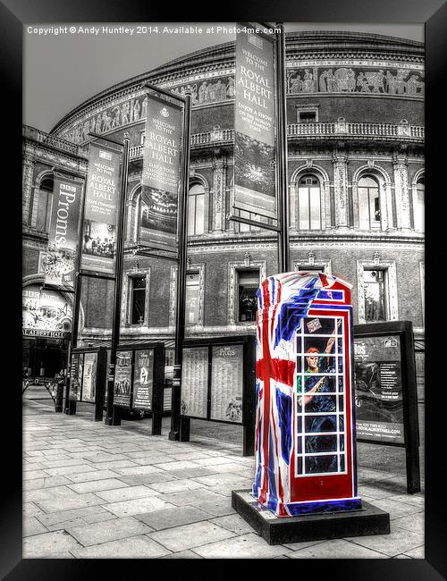 Royal Phone Box Framed Print by Andy Huntley