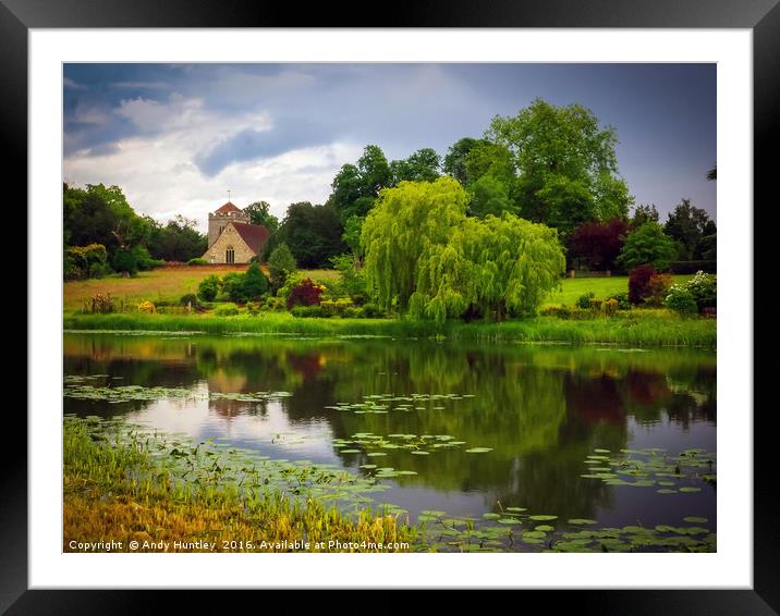 Green & Pleasant Land Framed Mounted Print by Andy Huntley