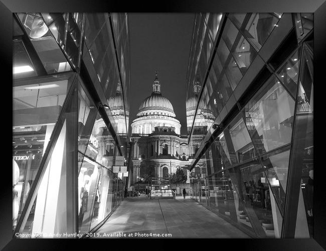 St Pauls Cathedral  Framed Print by Andy Huntley