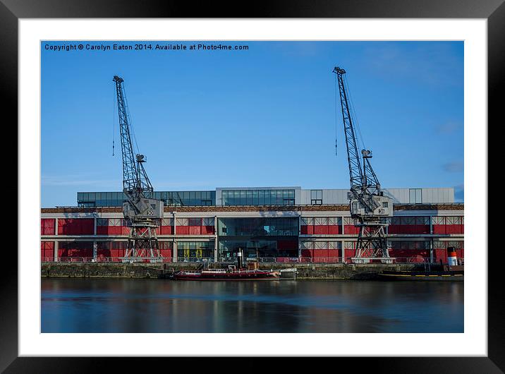  M-Shed, Bristol Harbourside Framed Mounted Print by Carolyn Eaton