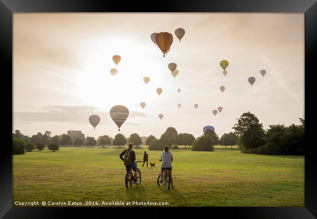Bristol Balloons Framed Print by Carolyn Eaton