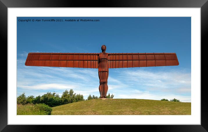 Towering Angelic Artwork Framed Mounted Print by Alan Tunnicliffe