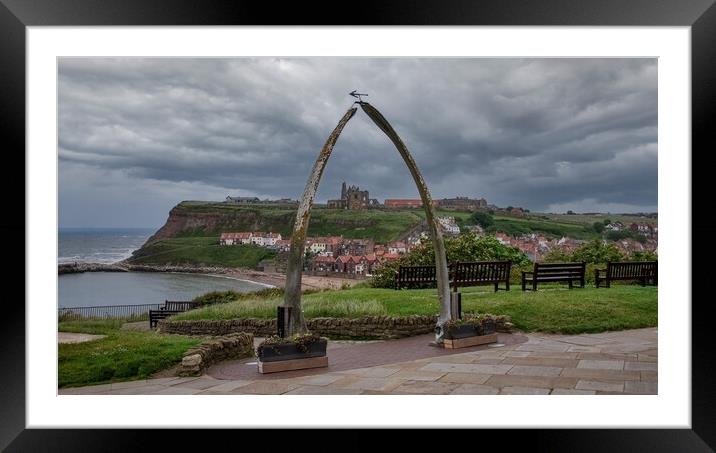 Whitby Framed Mounted Print by Alan Tunnicliffe