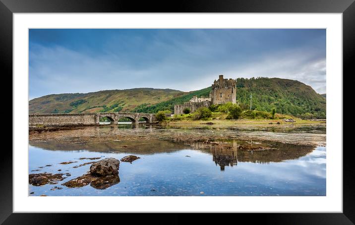 Majestic Eilean Donan Castle Framed Mounted Print by Alan Tunnicliffe