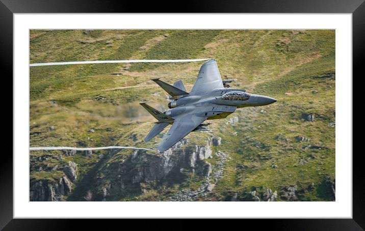 Dominating the Skies Framed Mounted Print by Alan Tunnicliffe