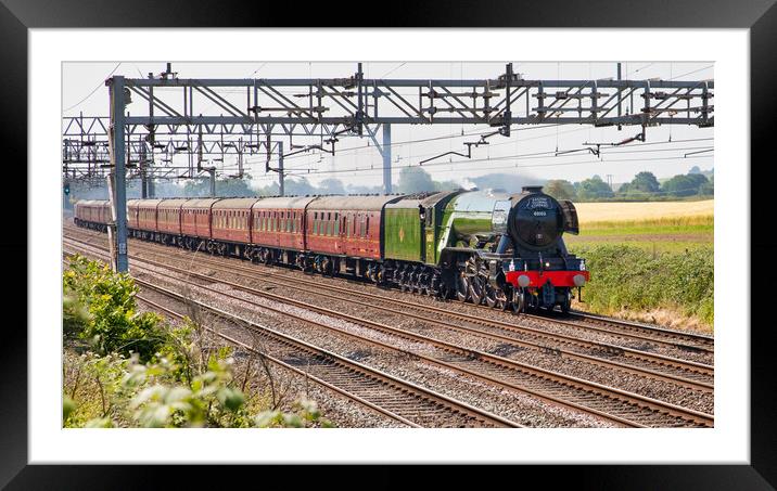 The Flying Scotsman Framed Mounted Print by Alan Tunnicliffe