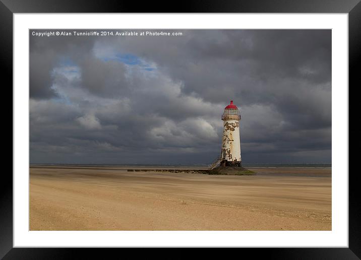 Talacre Lighthouse Framed Mounted Print by Alan Tunnicliffe