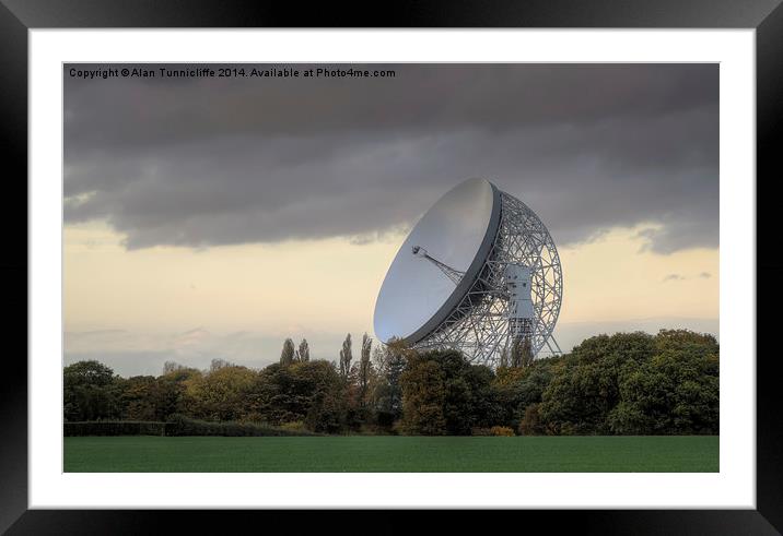 Unveiling the Wonders of Jodrell Bank Observatory Framed Mounted Print by Alan Tunnicliffe