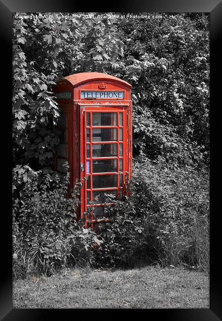 Telephone Box  Framed Print by Alan Tunnicliffe