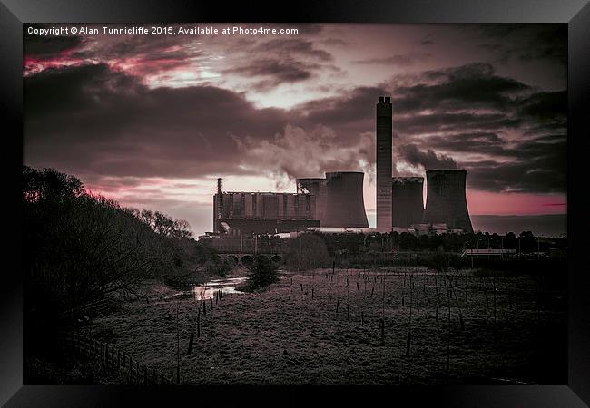  Rugeley power station Framed Print by Alan Tunnicliffe