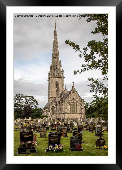  The Marble Church, St. Margarets Framed Mounted Print by Alan Tunnicliffe