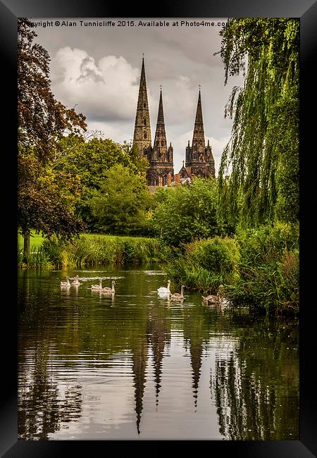  Lichfield Cathedral Framed Print by Alan Tunnicliffe