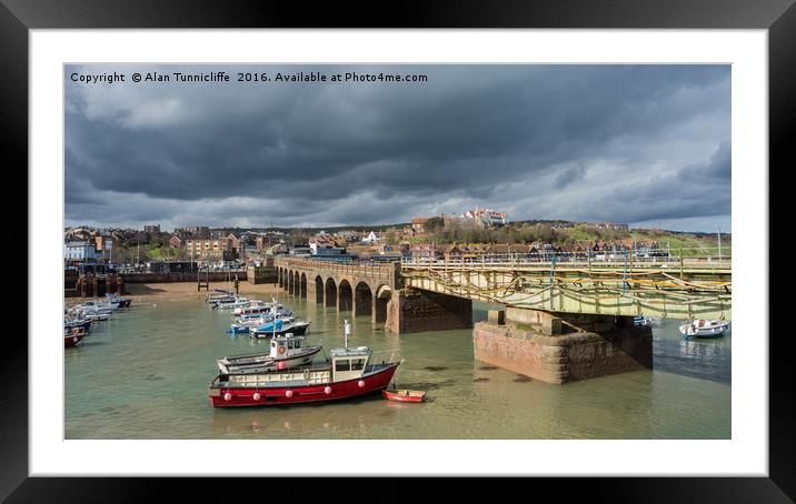Folkestone harbour Framed Mounted Print by Alan Tunnicliffe