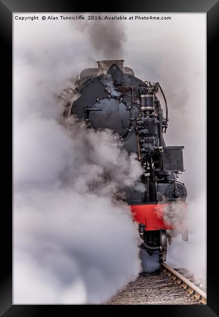 At full steam Framed Print by Alan Tunnicliffe