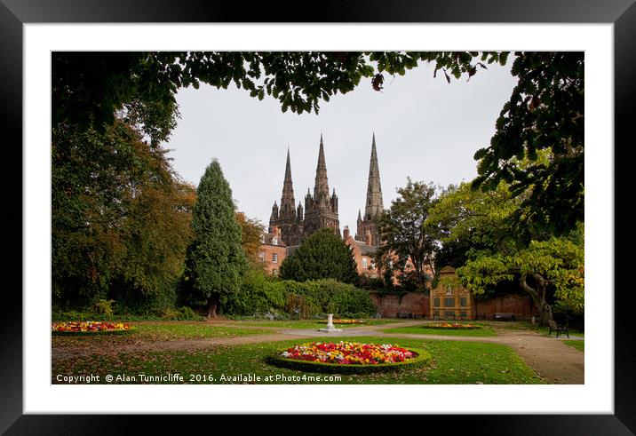 Lichfield Framed Mounted Print by Alan Tunnicliffe