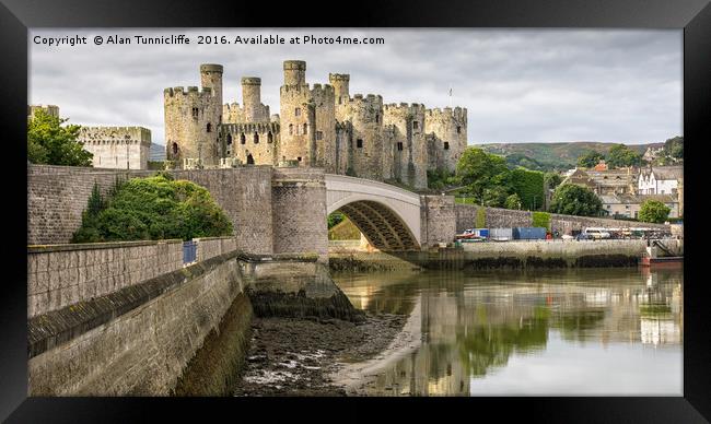 Conwy Castle Framed Print by Alan Tunnicliffe