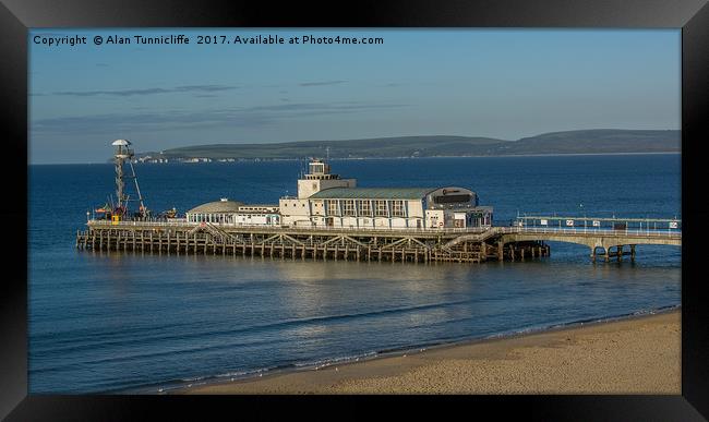 Bournemouth pier Framed Print by Alan Tunnicliffe