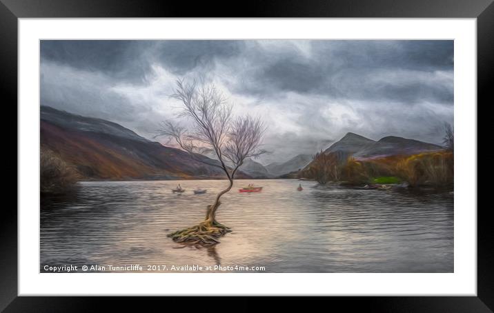 Solitude of Nature Framed Mounted Print by Alan Tunnicliffe