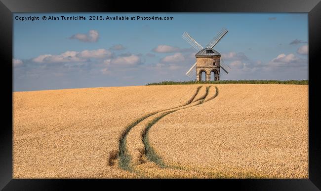 Chesterton windmill Framed Print by Alan Tunnicliffe