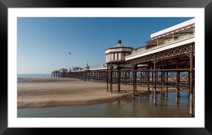 North pier Blackpool Framed Mounted Print by Alan Tunnicliffe