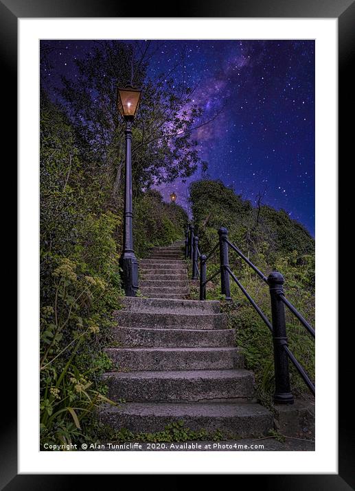 Stairway to heaven Framed Mounted Print by Alan Tunnicliffe