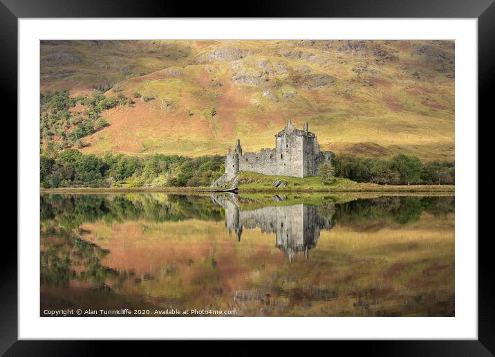 Kilchurn Castle Framed Mounted Print by Alan Tunnicliffe