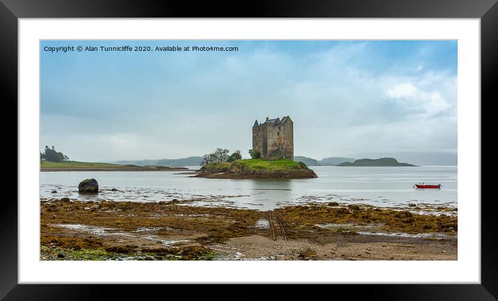 Castle Stalker Framed Mounted Print by Alan Tunnicliffe
