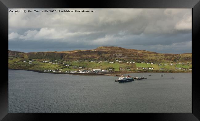 Uig Framed Print by Alan Tunnicliffe