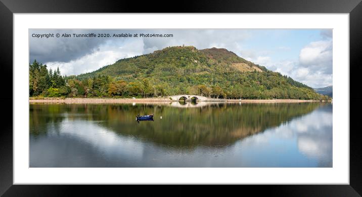 Majestic Loch Fyne Framed Mounted Print by Alan Tunnicliffe