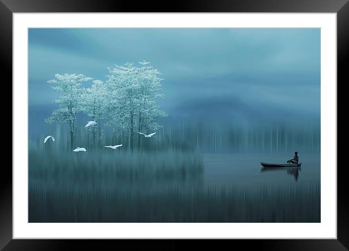The Seeker Framed Mounted Print by Idrus Arsyad