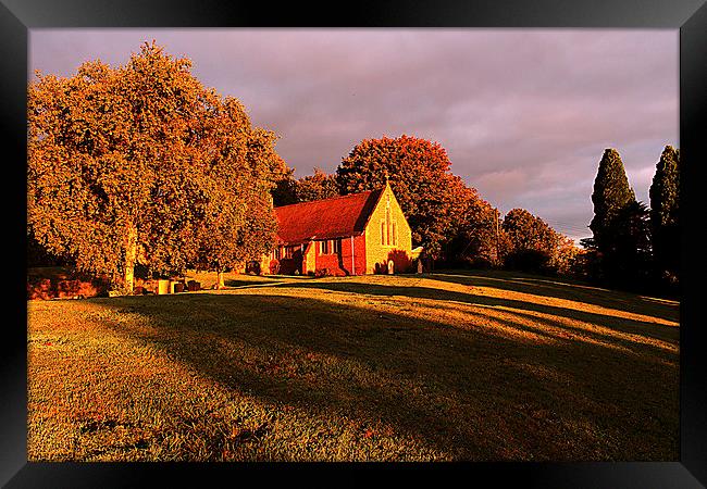 St Patricks Church Framed Print by Mandy Hedley