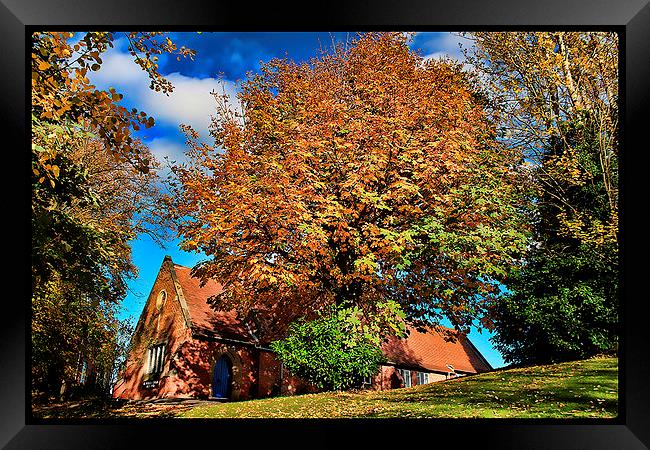 THE ANGLICAN CHURCH OF ST PATRICK Framed Print by Mandy Hedley