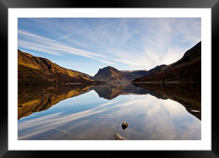 Buttermere Framed Mounted Print by giuseppe baldan