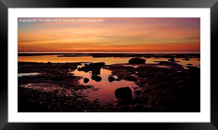  Peace and Tranquility Framed Mounted Print by Tim Clifton