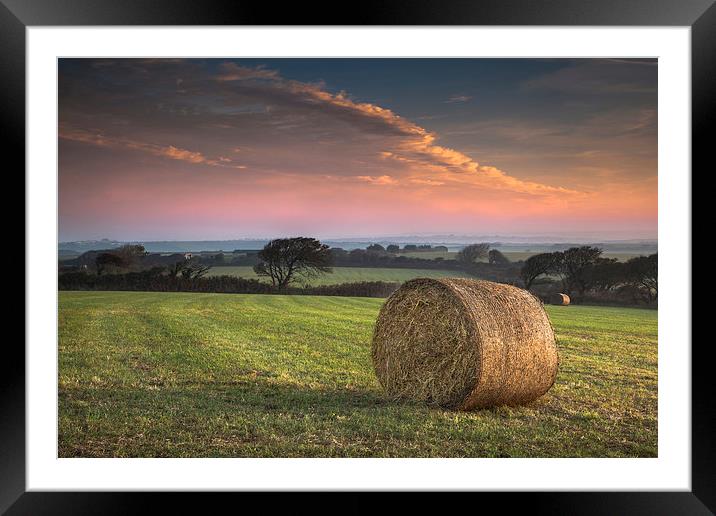 Sunrise over Cornwall Framed Mounted Print by Christine Smart