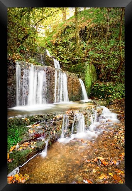 Autumn Falls Framed Print by Christine Smart