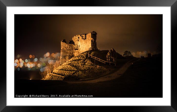 Kendal Castle  Framed Mounted Print by Rich Berry