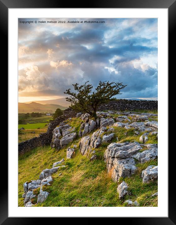 Yorkshire Dales Framed Mounted Print by Helen Hotson