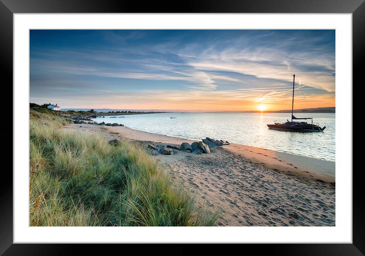 Crow Point at Sunrise Framed Mounted Print by Helen Hotson